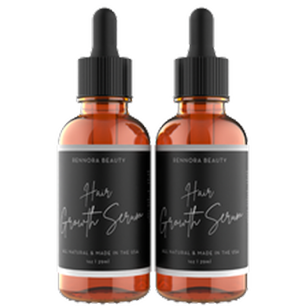 Two Bottles of HealthNova Hair Growth Serum