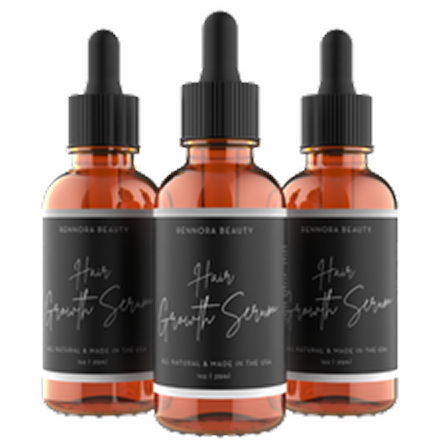 Three Bottles of HealthNova Hair Growth Serum