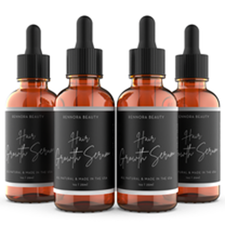Four Bottles of HealthNova Hair Growth Serum